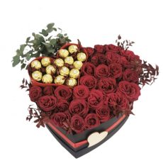 Rose Chocolate heart