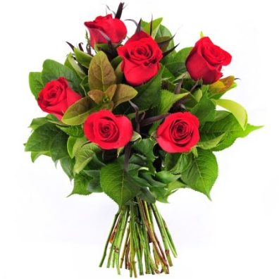 6 Red Roses Bouquet