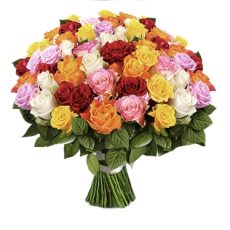 50 Mix Roses Bouquet