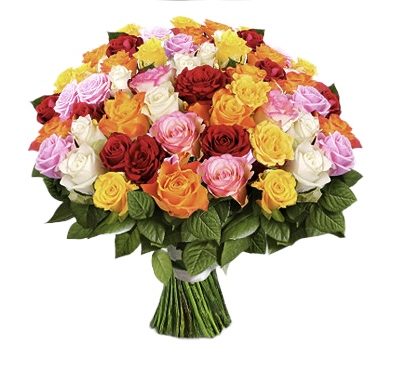 50 Mix Roses Bouquet