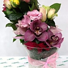 Rose Orchid Vase